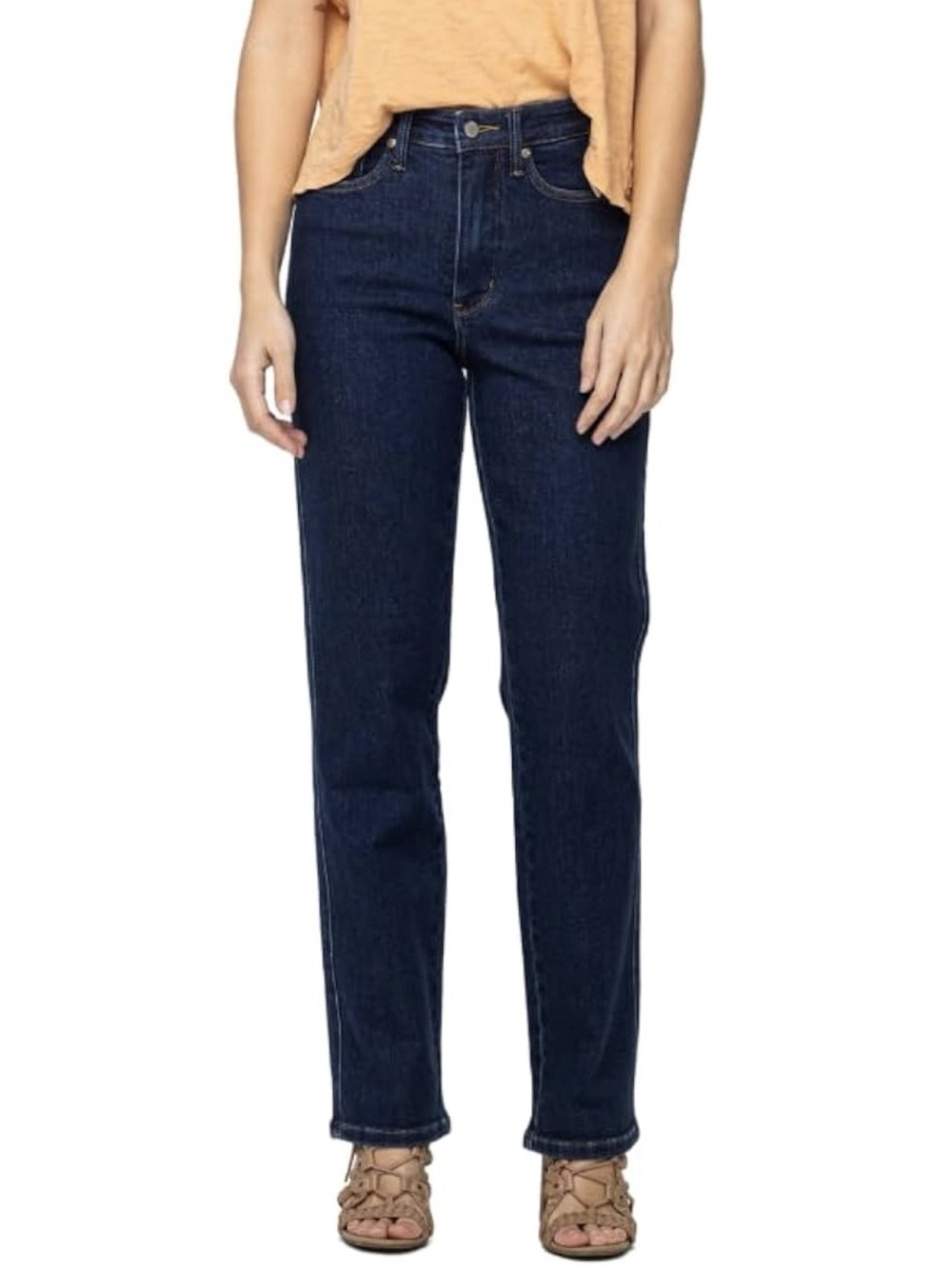 Judy Blue Midnight Sky High Waist Tummy Control Straight Leg Jeans
